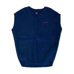 NWT Iets Frans Urban Outfitters Fuzzy Sweater Vest Unisex‎ Navy SZ L